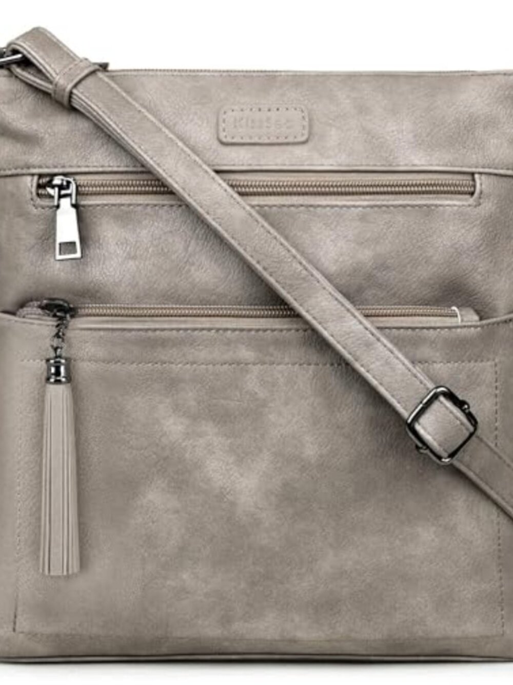 Vegan Leather Crossbody Purse Adjustable Strap Travel Bag